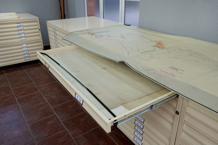 Archivadores planeros metálicos Bisley para archivar planos A0 y A1